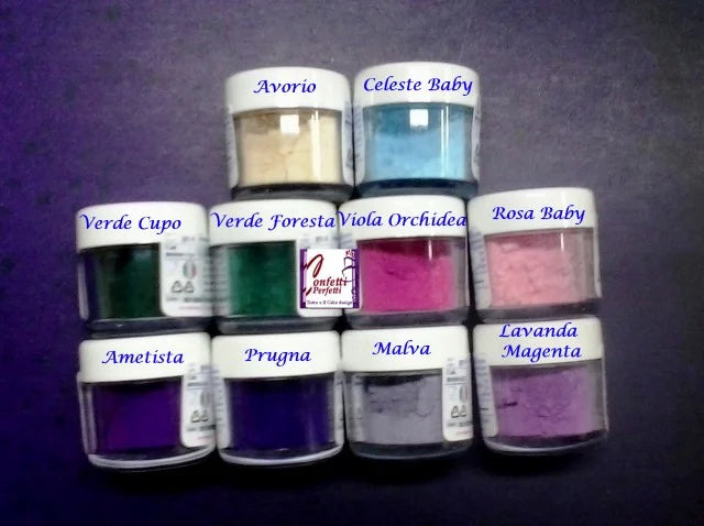 Cipria. Sfuma e Colora. Coloranti Lipo in polvere in oltre 50 tonalità