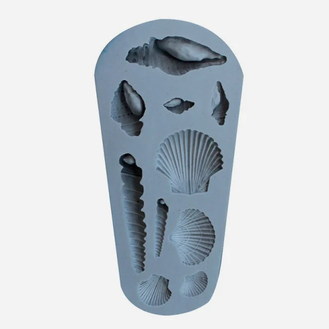 10 Conchiglie di Mare. Stampo in Silicone