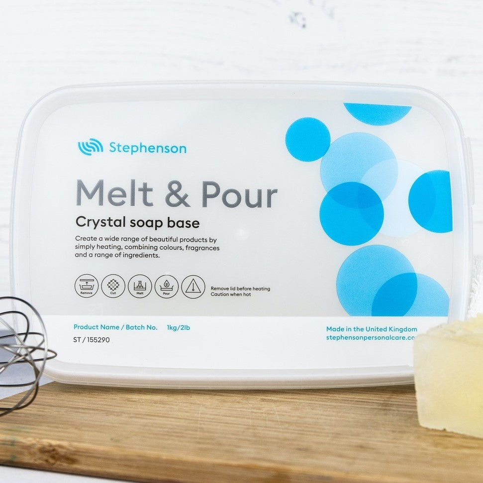 Crystal ST. Sapone Trasparente alla Glicerina. Base Melt and Pour - WORLD PRODUCTS SHOP
