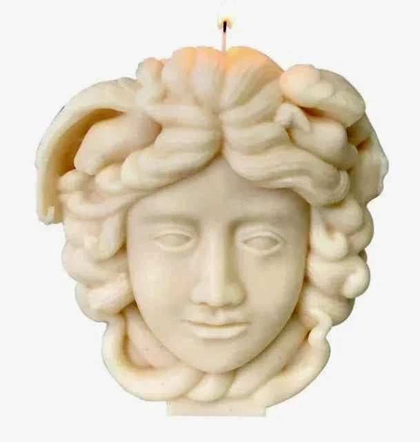 Medusa Versace di 18 cm. Grande Stampo in silicone anche per Candele