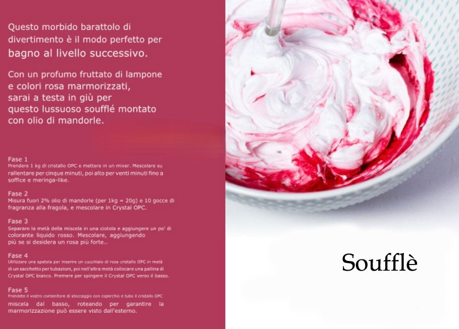 Crystal OPC. Schiuma Burro da bagno cosmetica. Melt and Pour - WORLD PRODUCTS SHOP