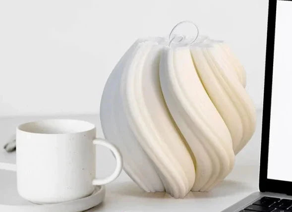 Vaso Artistico a Onda per Candele