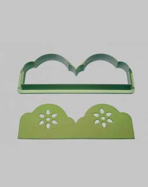 Bordo e Cornice. Straight Frill Cutter. Stampo Tagliapasta