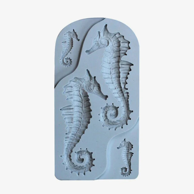 Cavalluccio di Mare. Stampi in silicone di 4 forme