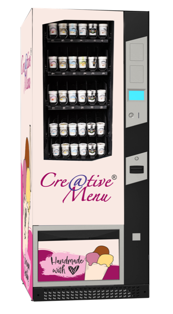 MODELLO MILLY. DISTRIBUTORE AUTOMATICO PER GELATI E SURGELATI