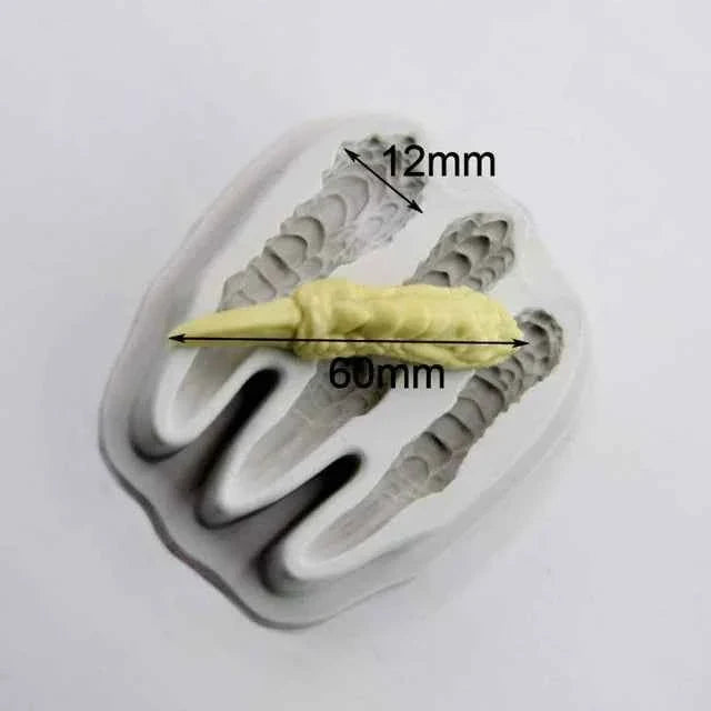 Grande Gufo di 9.5 cm con Libri. Stampo ad alta risoluzione in silicone