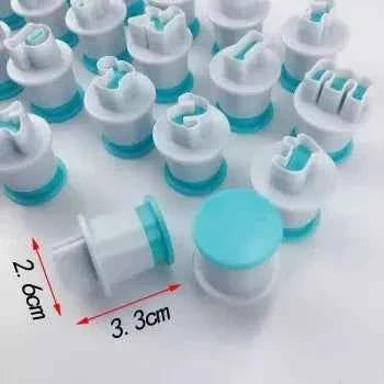 Numeri In metallo. Set di 10 stampi