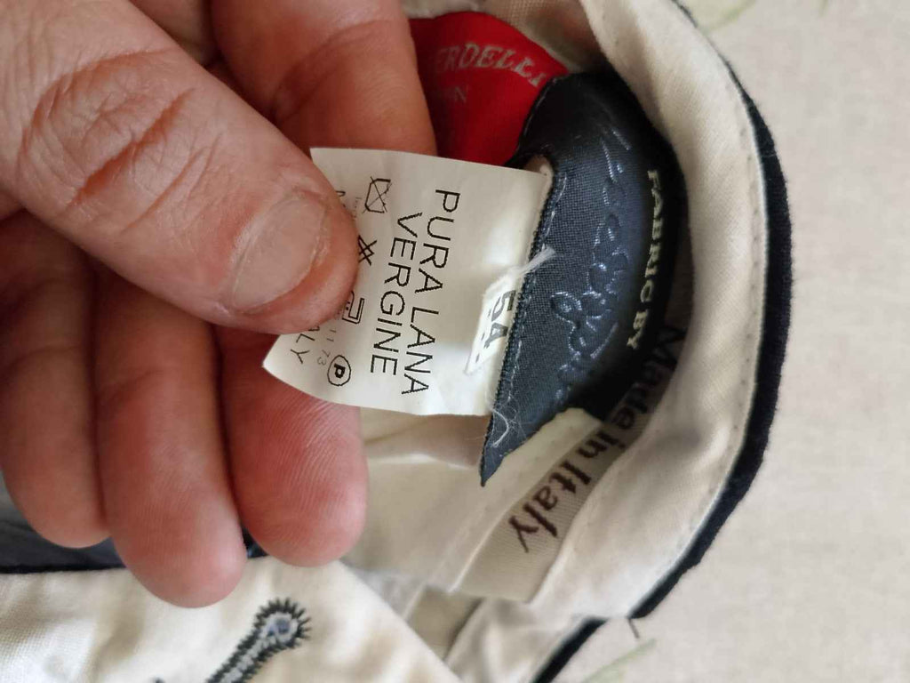 Pantalone Uomo Classico.Pura Lana Vergine.Tg 54. Italy           GIANNI VERDELLI
