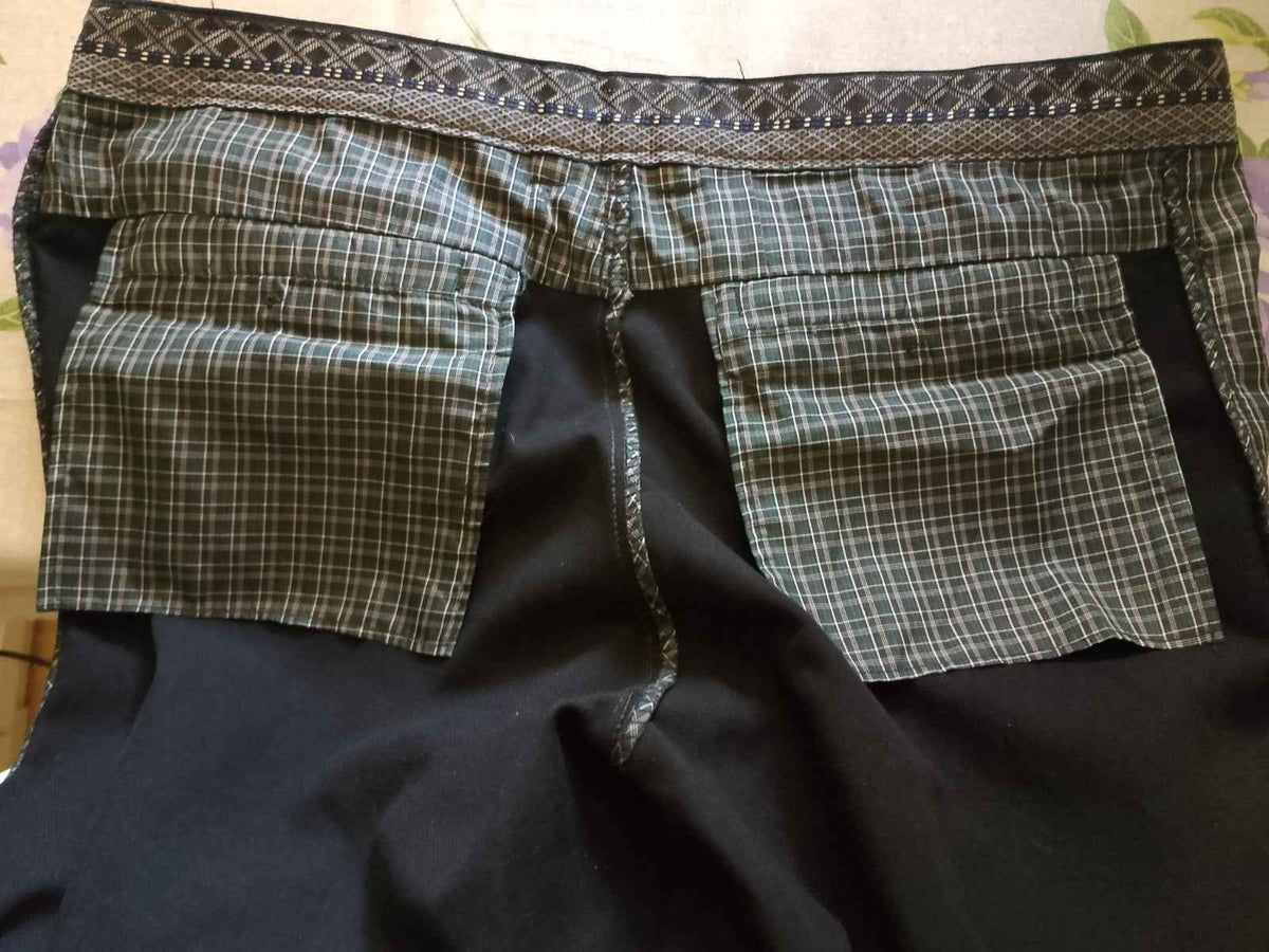 Pantalone Uomo.Cotone. Jeans Tasche America. Nero Elegante.