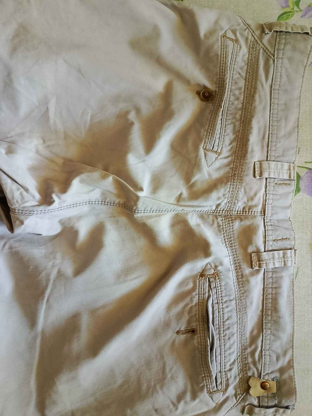 Pantalone Uomo.BEIGE. Pantaloni Eleganti. Tasca America.Taglia 54/L
