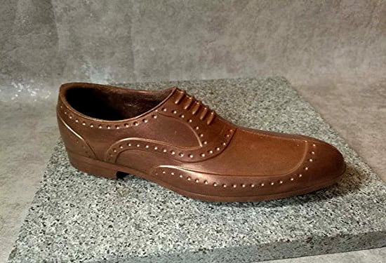 Elegante Scarpa Uomo. Doppio Stampo 3/D per Cioccolato in policarbonato rigido