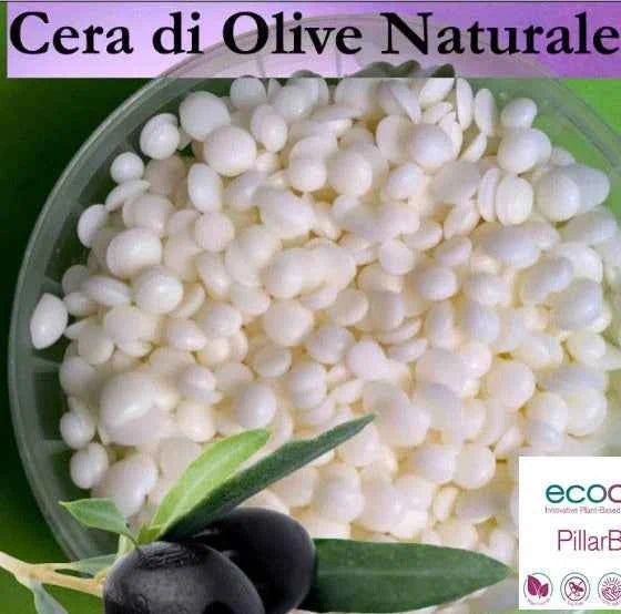 STAMPI. Cera Eco Olive PILLAR Blend Kerax con oliva per Candele