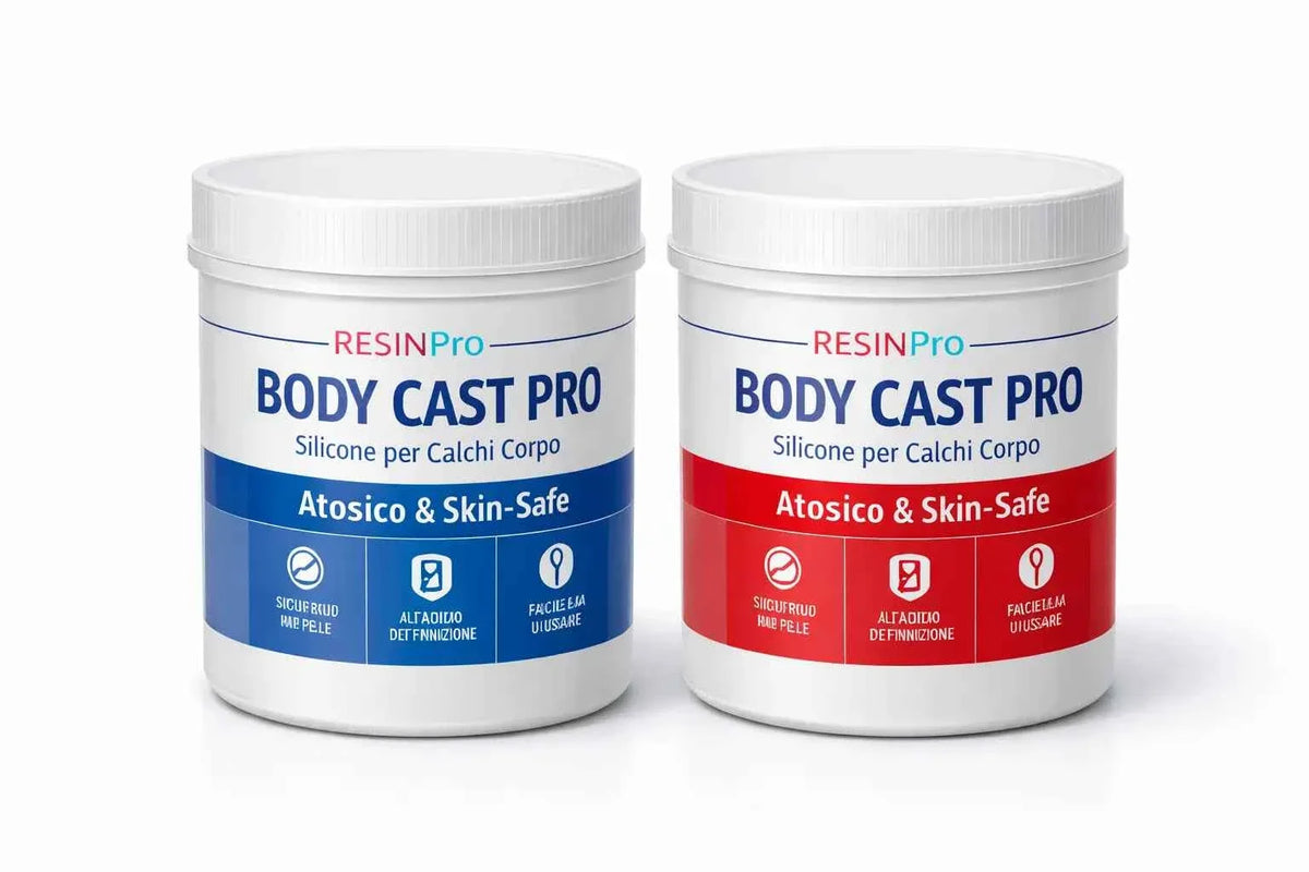 BODY CAST PRO – Silicone Atossico per calchi su corpo umano