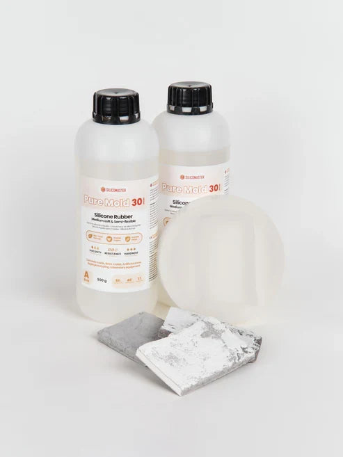 Pure Mold 30 – Silicone ideale per stampi in cemento, gesso, malta e pietre decorative