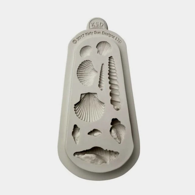 Conchiglie di Mare. Grande Stampo in Silicone di alta definizione. Originale Katy Sue.