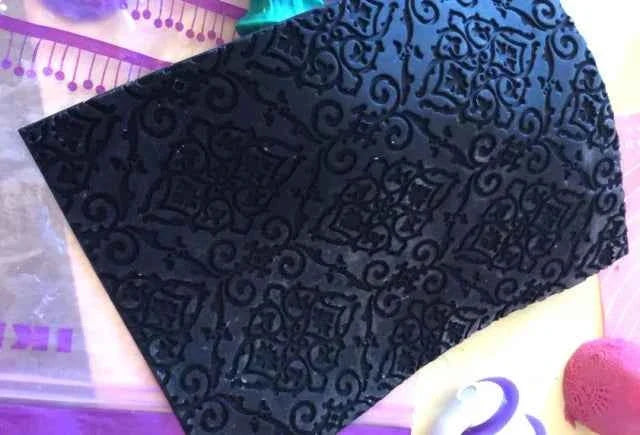 Libro copertina Decorazione. Grande Stampo in silicone di 25 cm