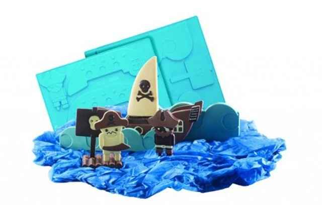 Vascello Pirati Stampo in Silicone componibile.