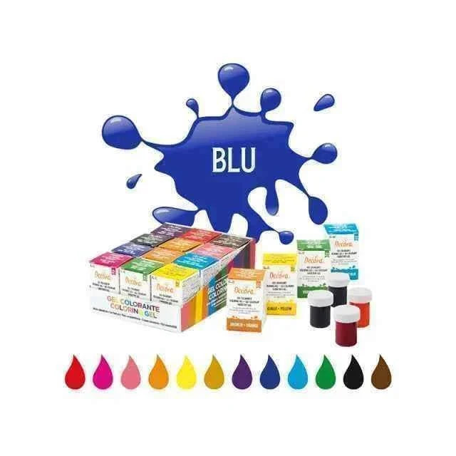 BLU Gel 28 g. Nuovi Coloranti Alimentari. Decora.