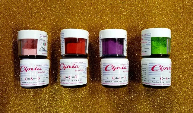 Cipria. Sfuma e Colora. Coloranti Lipo in polvere in oltre 50 tonalità