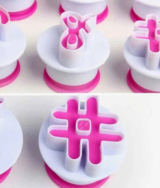 Funky Minuscole Lettere. Set di 26 caratteri. FMM