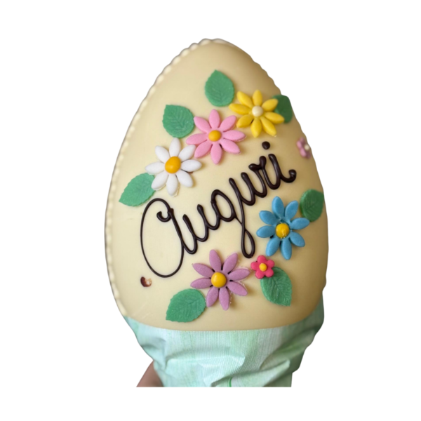 UOVO DI PASQUA FIORATO GR 300
