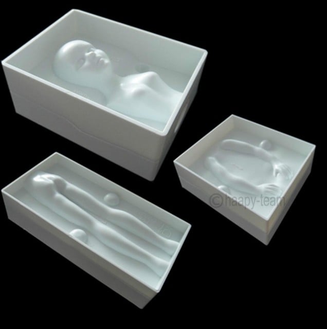Figura di Uomo Donna e Bambino completi in 3/D. Set di 18 stampi in plastica