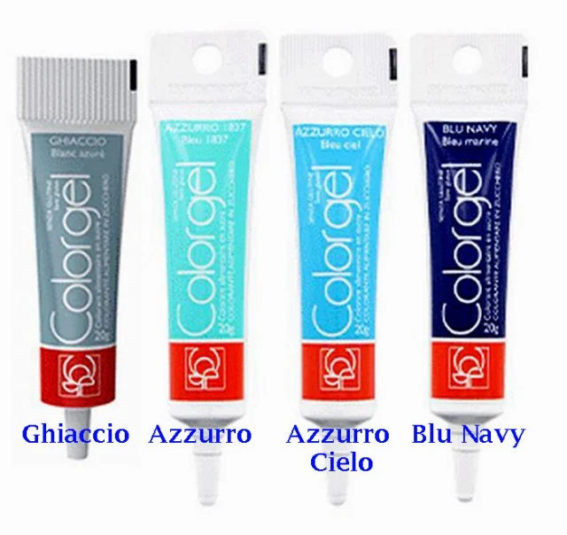 20 gr. Nuovi Coloranti in GEL Modecor. Senza glutine.