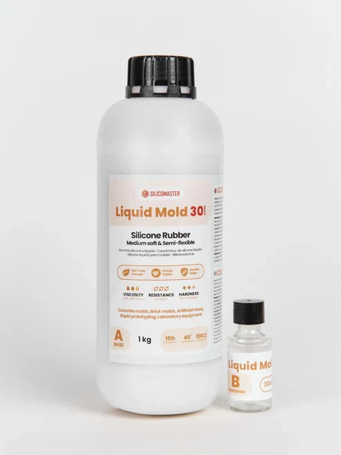 Liquid Mold 30 – Silicone per Stampi Resilienti e Materiali Pesanti