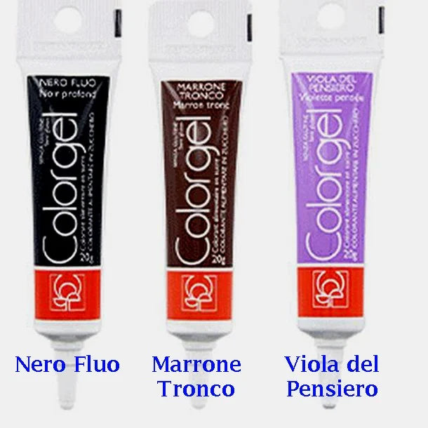 20 gr. Nuovi Coloranti in GEL Modecor. Senza glutine.