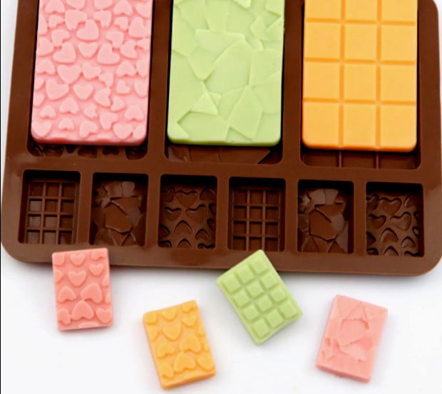 Fantastico Stampo di 9 forme in silicone per Cioccolato