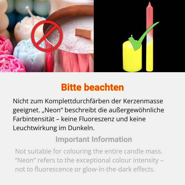 Coloranti Neon per candele