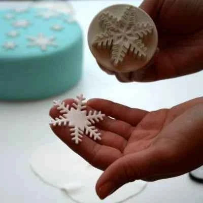 Fiocco di Neve o Cristalli. 3 Stampi espulsione