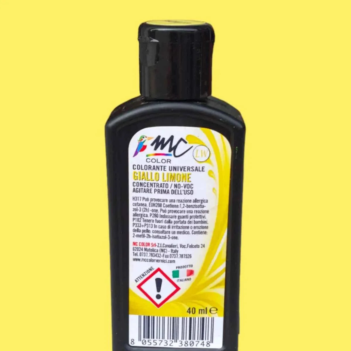 GIALLO LIMONE Coloranti Acrilici Universali per Gesso