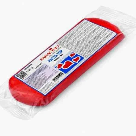 Rosso 500 gr. Pasta di zucchero Top Saracino.