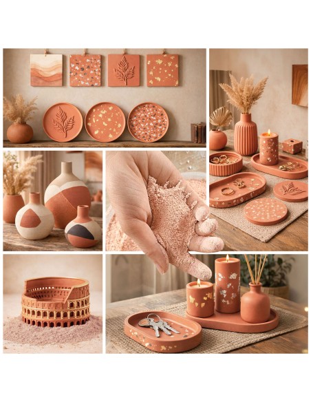 AQUA RESIN TERRACOTTA ROMA – Gesso alfa premium color terracotta, naturale, atossico e sicuro