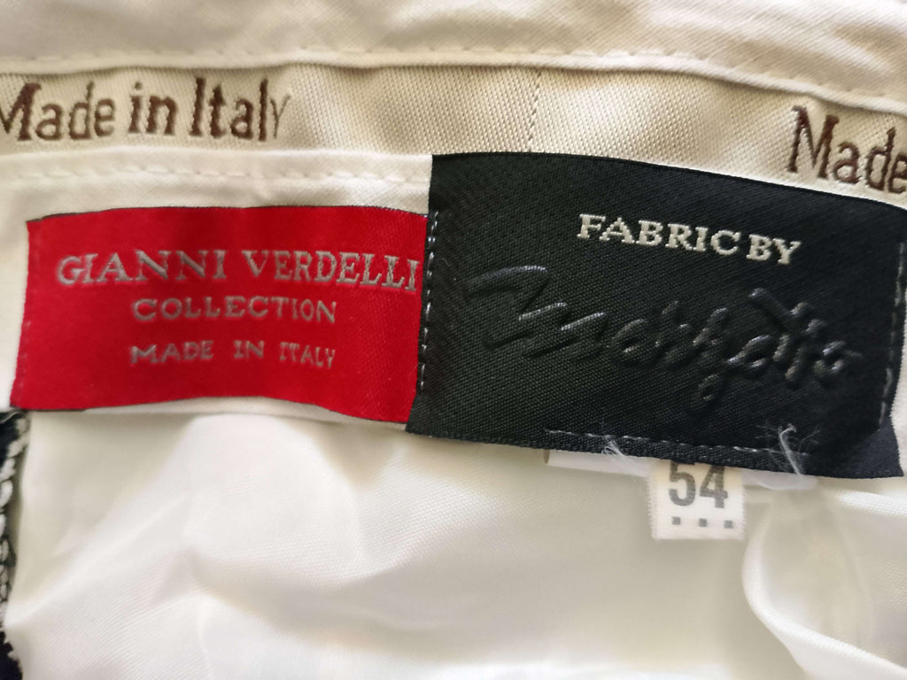 Pantaloni Uomo. Neri Eleganti.Tg 54.pura lana vergine.Gianni Verdelli by Marzotto. - WORLD PRODUCTS SHOP
