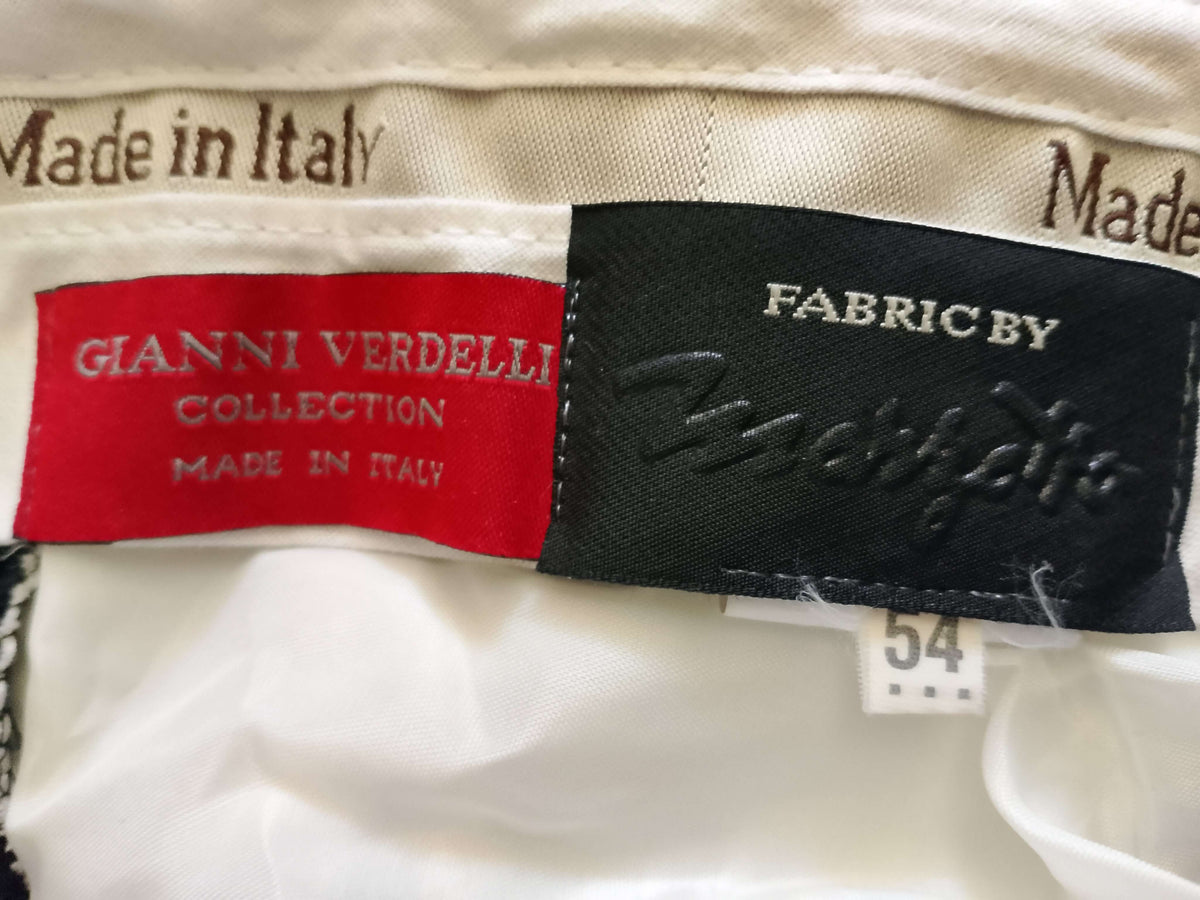 Pantaloni Uomo. Neri Eleganti.Tg 54.pura lana vergine.Gianni Verdelli by Marzotto. - WORLD PRODUCTS SHOP