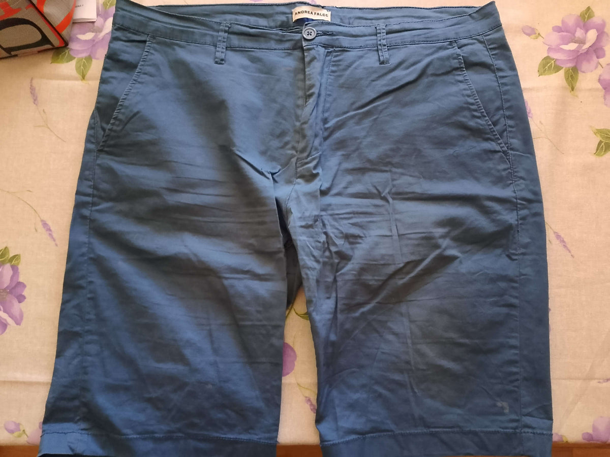 STOK.2 Pantaloncini. Bermuda. ANDREA FALCO. corto. estate.Tg54. - WORLD PRODUCTS SHOP