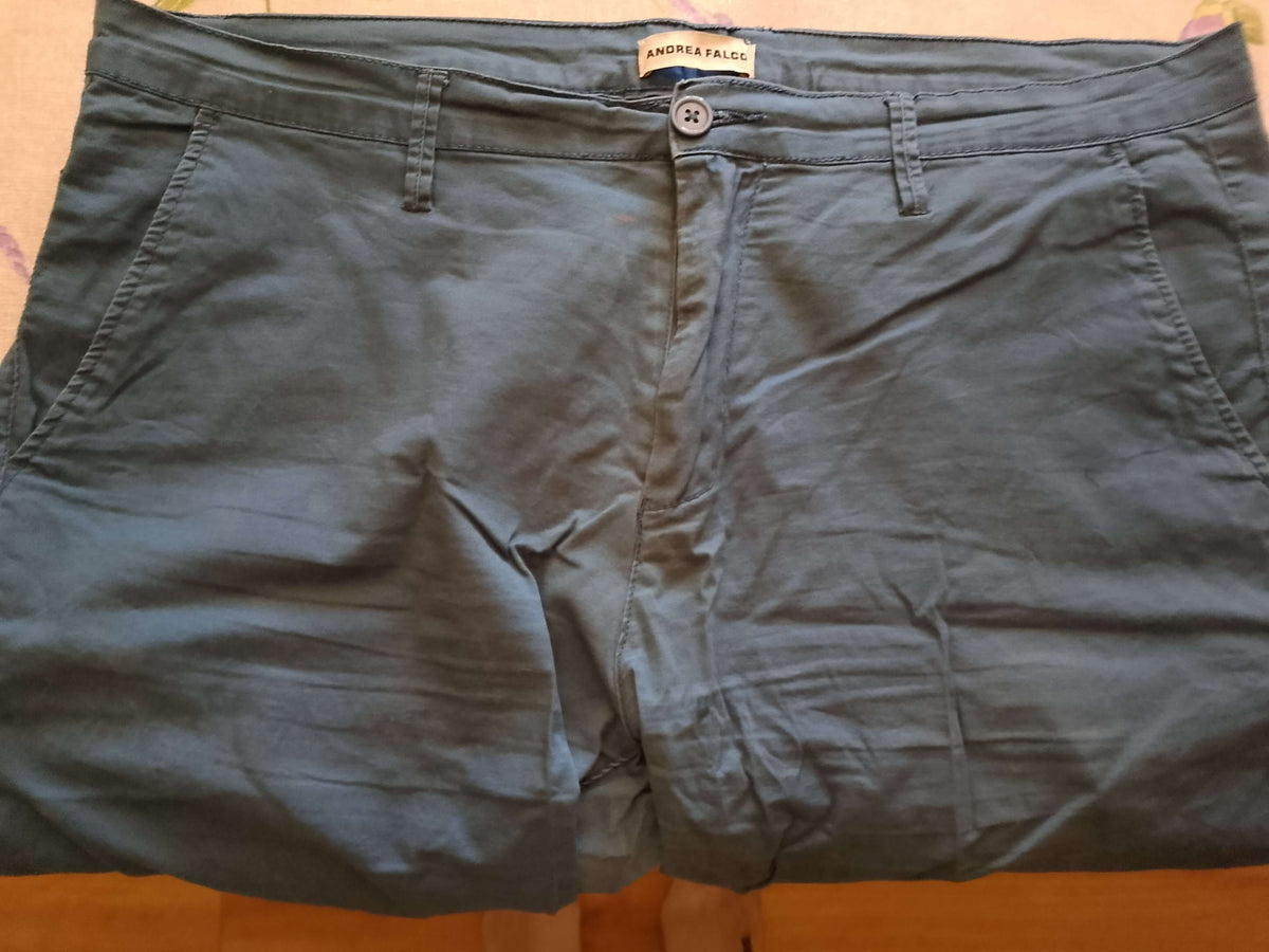 STOK.2 Pantaloncini. Bermuda. ANDREA FALCO. corto. estate.Tg54. - WORLD PRODUCTS SHOP