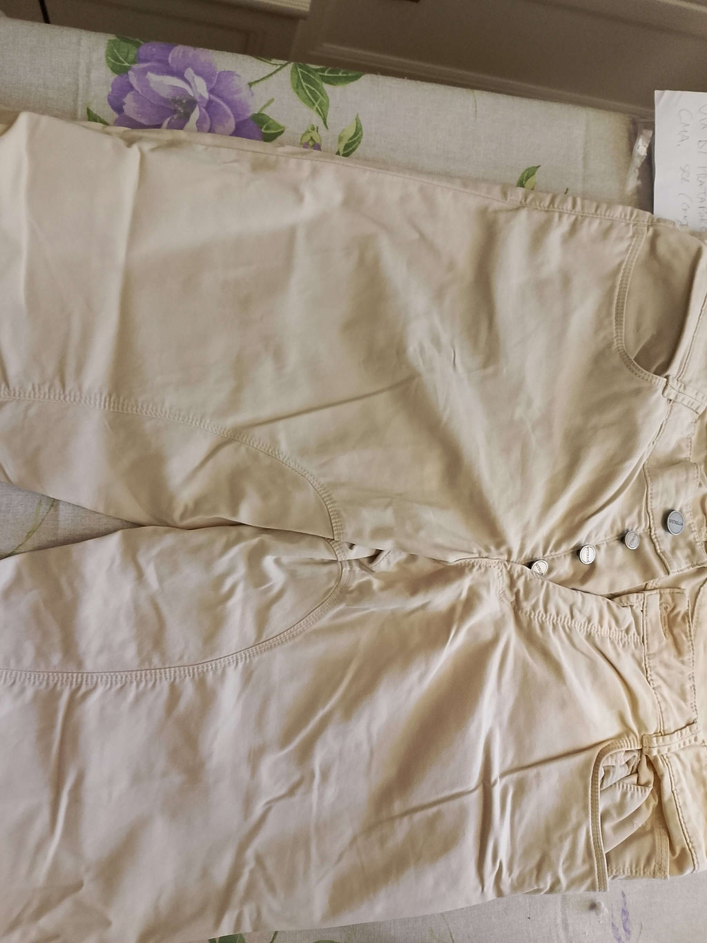 Pantaloni cotone Siviglia. beige Originali. NUOVI.         Tg 52/54 - WORLD PRODUCTS SHOP