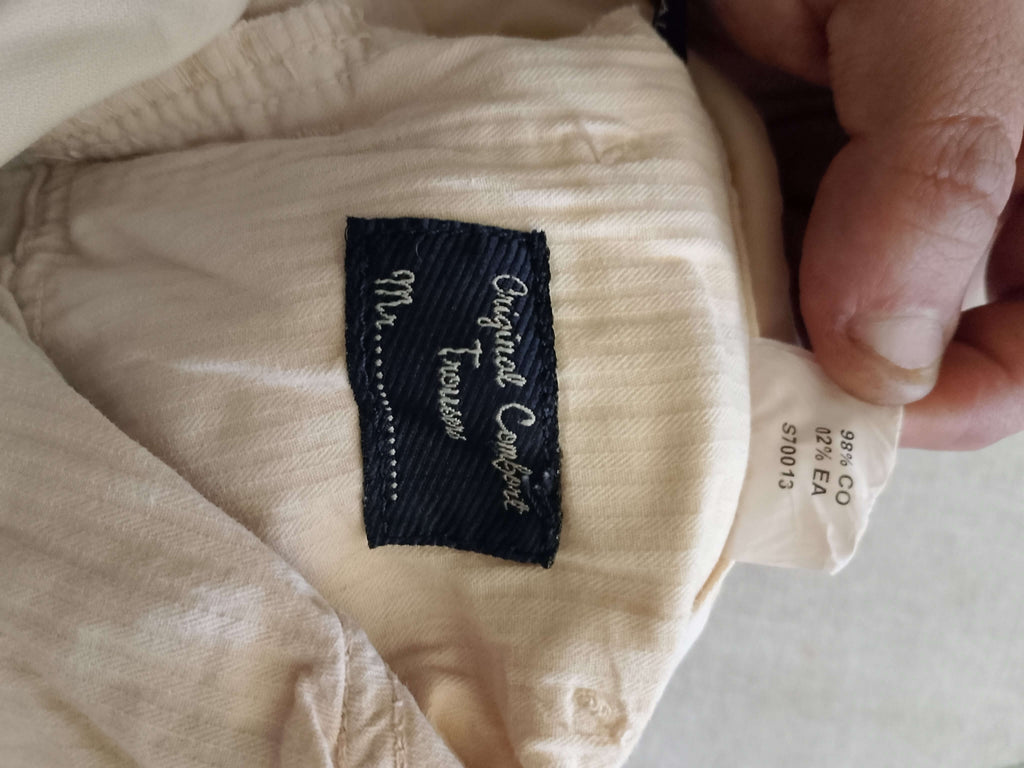 Pantaloni cotone Siviglia. beige Originali. NUOVI.         Tg 52/54 - WORLD PRODUCTS SHOP